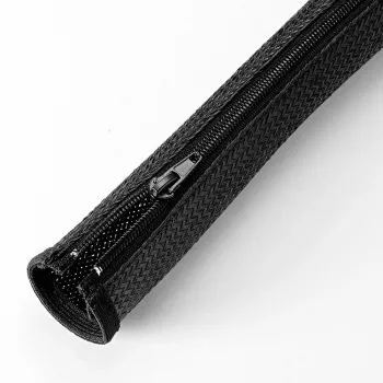Kabelhülle Vivolink PROZIPSLEEVE2018 Schwarz Polyester 2cm 1800mm