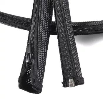 Kabelmantel Vivolink PROZIPSLEEVE2028 Schwarz Polyester 2cm 2800mm