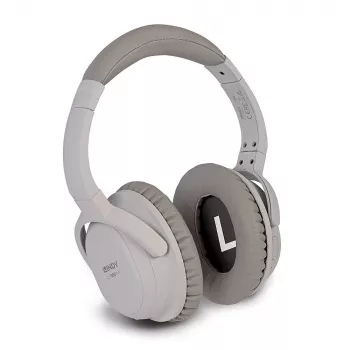 Lindy LH500XW Headset Kabelgebunden & Kabellos Kopfbügel Anrufe/Musik Micro-USB Bluetooth Grau