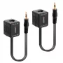 AV-Sender & -Empfänger Lindy 500 m Cat.6 3,5 mm Analoger Audio-Extender