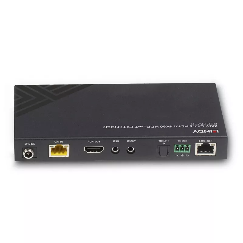 AV-Receiver Lindy 100m Cat.6 HDMI 4K60 Audio IR RS-232 HDBaseT