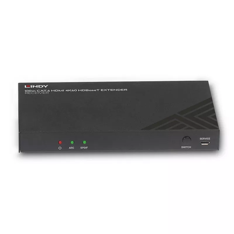 AV-Receiver Lindy 100m Cat.6 HDMI 4K60 Audio IR RS-232 HDBaseT