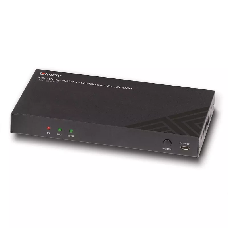 AV-Receiver Lindy 100m Cat.6 HDMI 4K60 Audio IR RS-232 HDBaseT