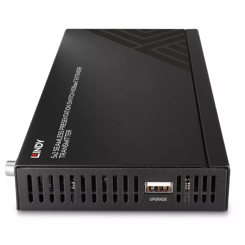 AV-Transmitter Lindy 5 Port Seamless Presentation Switch HDBaseT Extender 3840 x 2160 Pixel