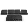 Lindy 70m Cat.6 4 Port HDMI 4K60 Splitter Extender, 3840 x 2160 Pixel, AV-Sender & -Empfänger, 70 m, Kabelgebunden, Schwarz, HDCP