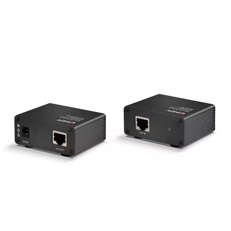 AV-Sender & -Empfänger Lindy 150m Cat.6 TosLink und Koaxial Digital Audio Extender