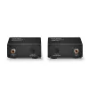 AV-Sender & -Empfänger Lindy 150m Cat.6 TosLink und Koaxial Digital Audio Extender