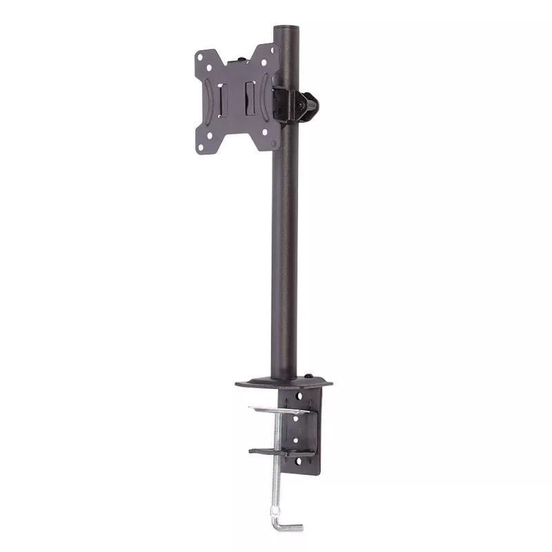 Lindy Single Display Short Bracket mit Mast und Tischklemme