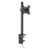 Lindy Single Display Short Bracket mit Mast und Tischklemme