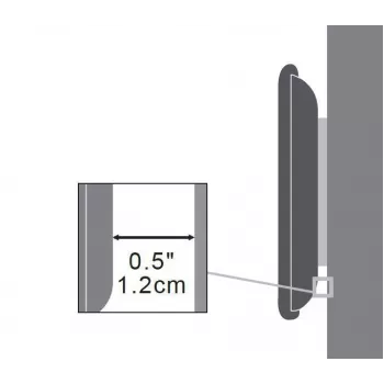 Vivolink VLMW1337 TV-Wandhalterung 94 cm (37 Zoll) Schwarz