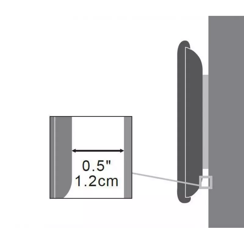 Vivolink VLMW1337 TV-Wandhalterung 94 cm (37 Zoll) Schwarz