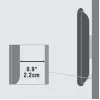 Vivolink VLMW2355 TV-Halterung/Standfuß 139.7 cm (55 Zoll) Schwarz