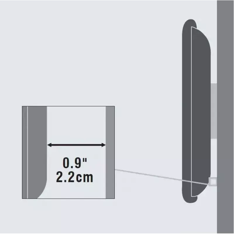 Vivolink VLMW2355 TV-Halterung/Standfuß 139.7 cm (55 Zoll) Schwarz