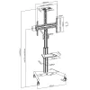Vivolink VLFS3266C TV-Ständer/Rollwagen 165,1 cm (65 Zoll) Schwarz