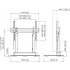 Motorisierte Displayhalterung Vogel's RISE 4105 (Modell 7341050) — motorisierte Hebebühne für Flachbildschirme
