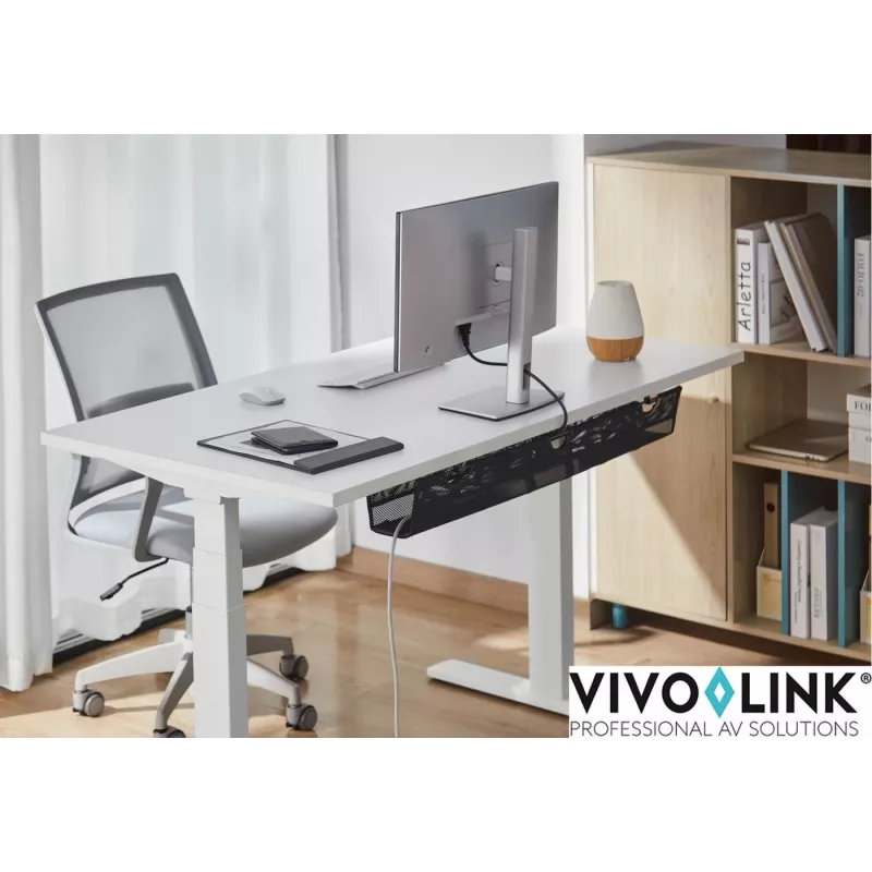 Kabelmanagement Vivolink VLUDCM914 Stahl Schwarz 914 mm