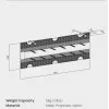 Kabelmanagement Vivolink VLUDCM914 Stahl Schwarz 914 mm