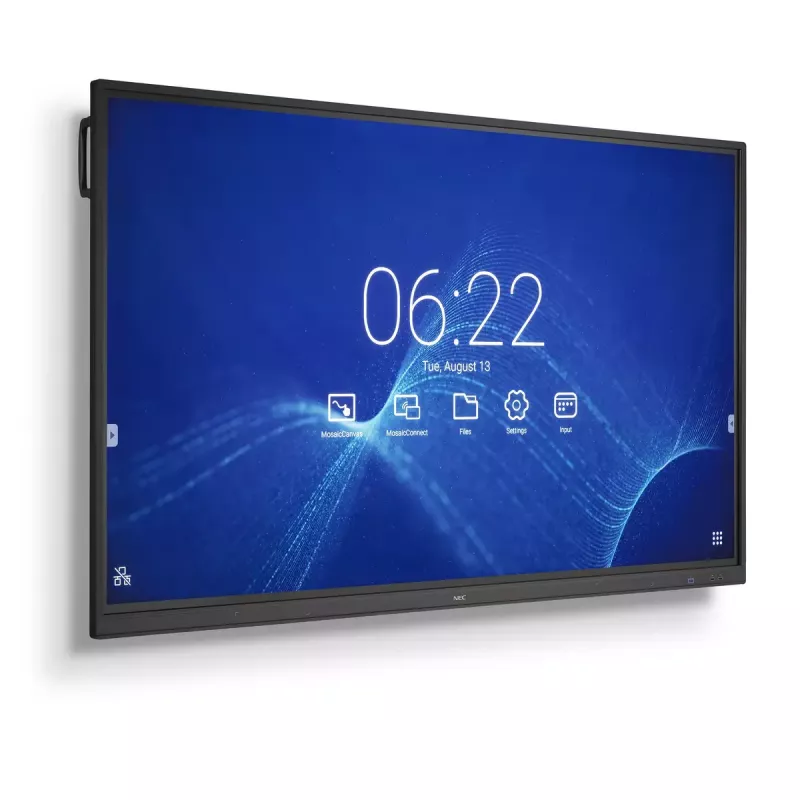 NEC CB751Q Interaktives Flachbildschirm 190,5 cm (75 Zoll) LED 350 cd/m² 4K Ultra HD Schwarz Touchscreen 12/7