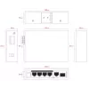 Netzwerk-Switch Ernitec ELECTRA-U06-1GB 1GB Ethernet