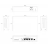 Netzwerk-Switch Ernitec ELECTRA-U04-1GB-60W 4 Ports 1 GB 60 W