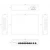 Ernitec ELECTRA-U08-1GB-110W Netzwerk-Switch 8 Ports 1 GB