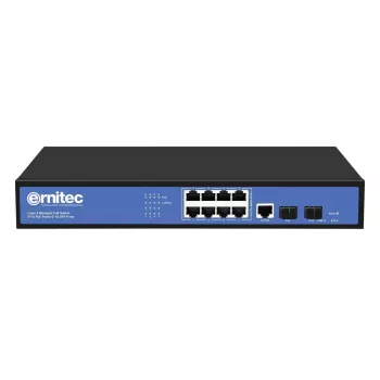 Netzwerk-Switch Ernitec ELECTRA-M08-1GB-150W 8 Ports 1 GB 150 W