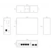 Netzwerk-Switch Ernitec ELECTRA-IM04-1GB 4 Ports Gigabit Ethernet