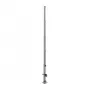 Mast OMEGA RCCTV011 — Außenmast für Überwachungskameras, 6.000 mm Höhe, 30 kg Tragfähigkeit, schwarz metallic