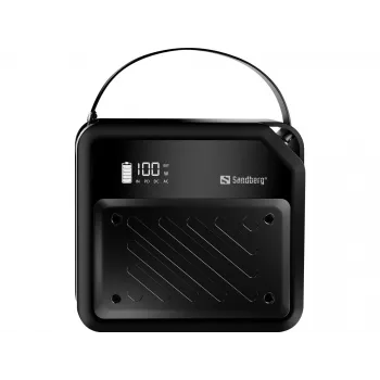 Tragbare DC-Powerstation SANDBERG Sandberg DC Power Station 72000 — LMFP 72.000 mAh, DC- & USB‑C-Eingang, schwarz
