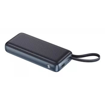 Powerbank SANDBERG All-in1 Powerbank 20000 PD 67W — 20000 mAh LiPo, 1×USB-A, 1×USB-C, 15W Ausgangsleistung, Schwarz/Grau