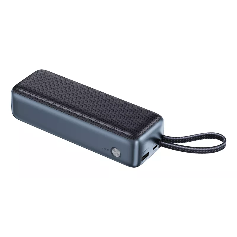 Tragbare Powerbank SANDBERG All-in1 Powerbank 20000 PD 130W — 20000 mAh, LiPo, USB-A 1x, USB-C 1x, 130 W, schwarz/grau