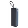 Tragbare Powerbank SANDBERG All-in1 Powerbank 20000 PD 130W — 20000 mAh, LiPo, USB-A 1x, USB-C 1x, 130 W, schwarz/grau