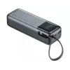 Tragbare Powerbank SANDBERG All-in1 Powerbank 20000 PD 130W — 20000 mAh, LiPo, USB-A 1x, USB-C 1x, 130 W, schwarz/grau