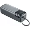 Powerbank SANDBERG All-in1 Powerbank 27000 PD 240W — 27000 mAh LiPo, 240W Ausgang, 1× USB-A, 1× USB-C, 3,6V — Schwarz/Grau