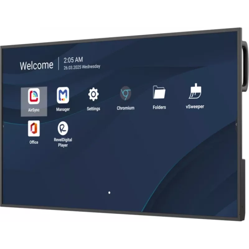 Professioneller kommerzieller Display VIEWSONIC 43 Zoll (109,2 cm) 4K UHD LCD, 500 cd/m², Android 14, 24/7, Wi‑Fi
