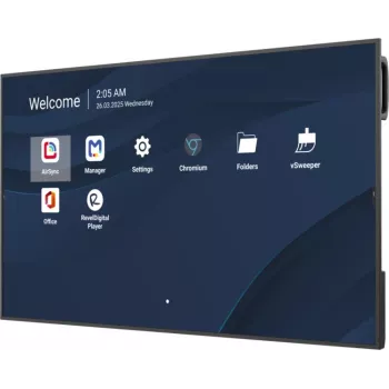 Professioneller 55-Zoll-ViewSonic-4K-Commercial-Display (3840x2160, 500 cd/m², Android 14, 24/7)
