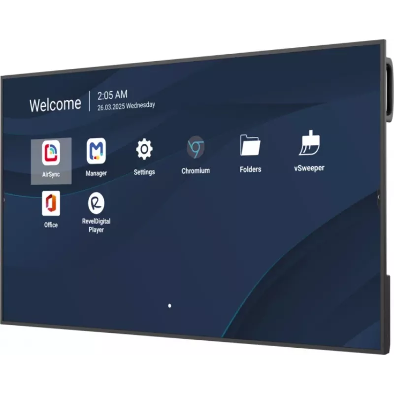 Professioneller 55-Zoll-ViewSonic-4K-Commercial-Display (3840x2160, 500 cd/m², Android 14, 24/7)