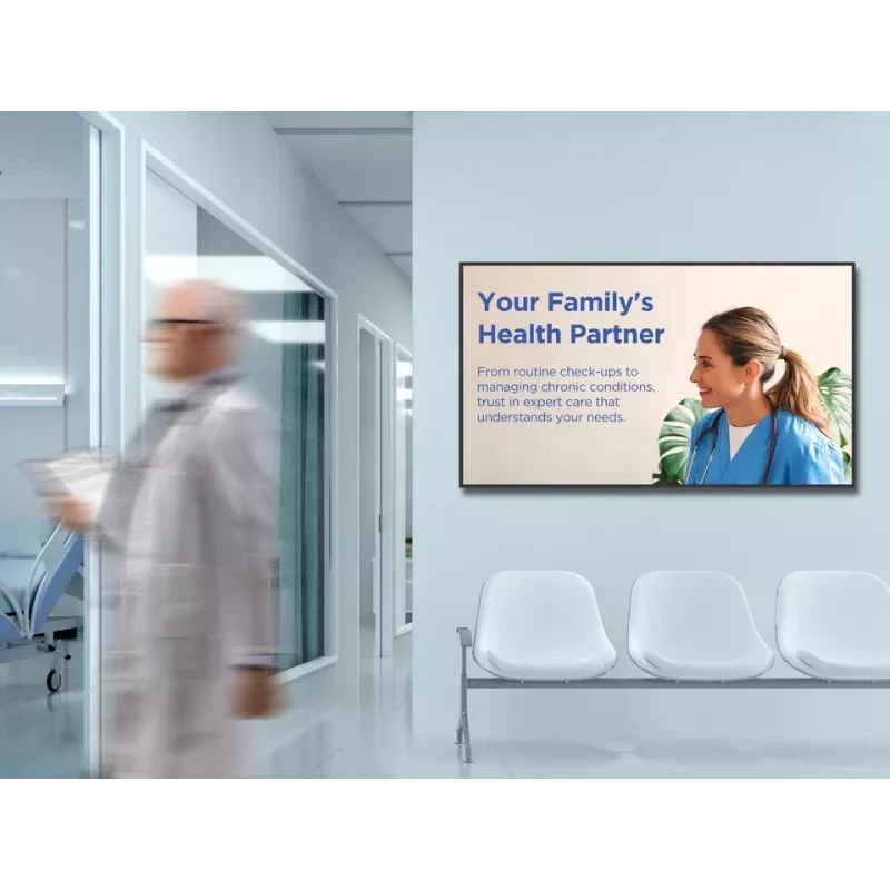 Professioneller 55-Zoll-ViewSonic-4K-Commercial-Display (3840x2160, 500 cd/m², Android 14, 24/7)
