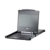 ATEN CL6708MW Rack-Konsole 43,9 cm (17,3 Zoll) 1920 x 1080 Pixel Metall, Kunststoff Schwarz 1U