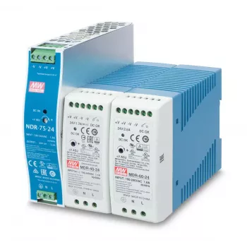 Netzteil PLANET PWR-40-24, 40 W, 24 V Ausgang, 100–240 V AC Eingang, passive Kühlung, LED-Status