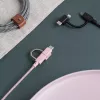 USB-2.0-Datenkabel native union BELT-ULC-ZEB-NP 2 m USB A auf USB‑C / Micro‑USB B / Lightning Schwarz Weiß