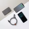 USB-2.0-Datenkabel native union BELT-ULC-ZEB-NP 2 m USB A auf USB‑C / Micro‑USB B / Lightning Schwarz Weiß