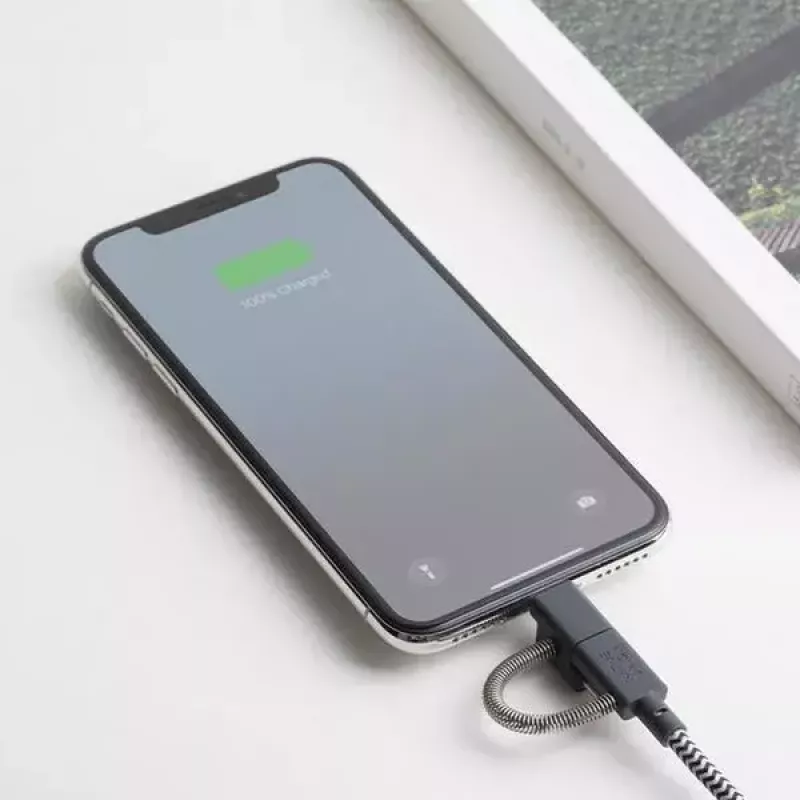 USB-2.0-Datenkabel native union BELT-ULC-ZEB-NP 2 m USB A auf USB‑C / Micro‑USB B / Lightning Schwarz Weiß