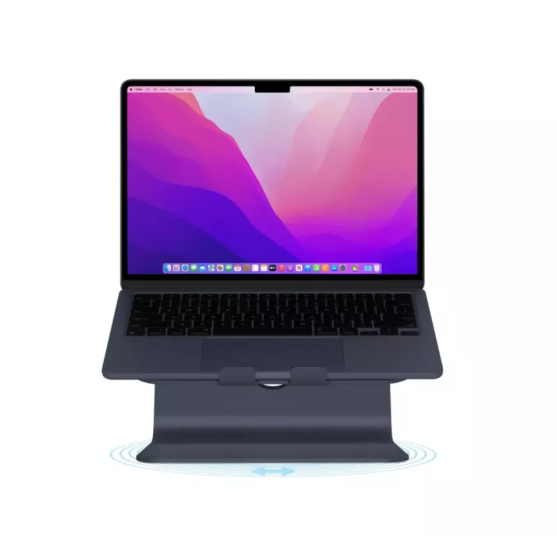 Laptop-Ständer Rain Design MSTAND360 360° drehbar Schwarz Aluminium