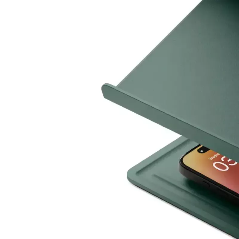 Laptop- und Tabletständer native union HOME-STAND-GRN Aluminium und Silikon, Grün, max. Höhe 60 cm, Breite 220 mm Tiefe 60 mm Höhe 259 mm