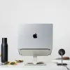 Laptop- und Tabletständer native union HOME-STAND-GRN Aluminium und Silikon, Grün, max. Höhe 60 cm, Breite 220 mm Tiefe 60 mm Höhe 259 mm