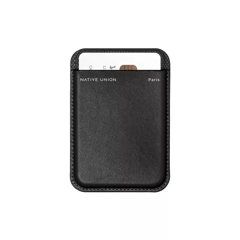 Wallet Case native union (Re)Classic Schwarz für Apple iPhone 15/15 Pro/15 Plus/15 Pro Max, iPhone 14/14 Pro/14 Plus/14 Pro Max und iPhone 13 Serie