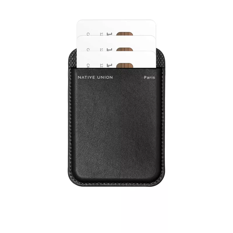 Wallet Case native union (Re)Classic Schwarz für Apple iPhone 15/15 Pro/15 Plus/15 Pro Max, iPhone 14/14 Pro/14 Plus/14 Pro Max und iPhone 13 Serie
