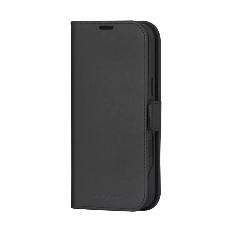 Folio Case dbramante1928 Lynge MagSafe iPhone 16 Schwarz 3 Kartenfächer