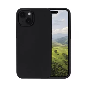Cover dbramante1928 Greenland iPhone 15 Night Schwarz Monochromatic